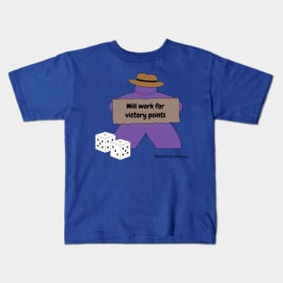 Will Work, Purple Kids T-Shirt